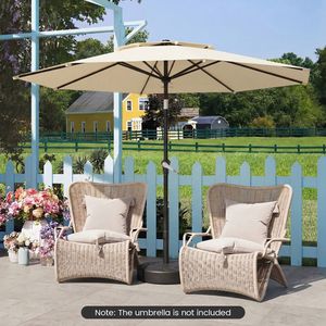 Base per Ombrellone da Giardino Riempibile con Sabbia, Capacità 90 LBS, per Ombrelloni e Basi da Esterno - Product Image 3