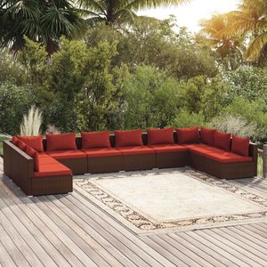 Set da giardino Cinnamon Red in colore marrone - Product Image 1
