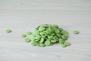 Factory Price Bulk Wholesale OEM/ODM Export Supplier HALAL Bakery Use Matcha Compound Chocolate Button Cocoa 1KG <b>Biscuits</b> Cookie - Product Image 2