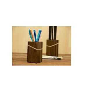 Organizador de Escritorio de Madera Ecológico para Oficina, Portalápices de Bajo MOQ, Diseño Personalizado - Product Image 4