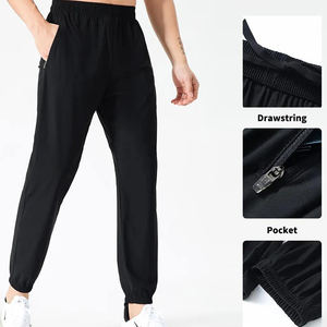 Pantalones deportivos casuales de cintura media para hombre, pantalones de chándal cálidos de invierno, talla grande, con bolsillo, tela de algodón, corte relajado. - Product Image 4