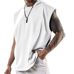 Men's <b>Workout</b> Hooded Tank Tops Bodybuilding Muscle Shirt Sleeveless Gym Training <b>Hoodies</b> - Product Image 1