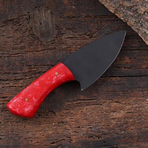 Cuchillo Nórdico Forjado con Recubrimiento en Polvo, Hoja Fija de Punta Caída, Mango de Resina de Grado Industrial, Cuchillo Personalizado OEM para Caza y Camping - Product Image 4