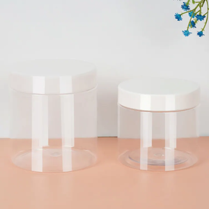<b>Clear</b> Butter <b>Container</b> Powder Cream Jar Body Scrub Jars Manufacturer in Vietnam In Stock Food Honey PET <b>Plastic</b> Jar with Lids - Product Image 5