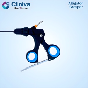 <b>Laparoscopic</b> Alligator Grasper Manual <b>Laparoscopic</b> <b>Instruments</b> Surgical <b>Instrument</b> Set - Product Image 4