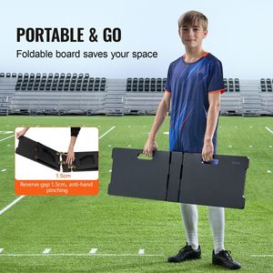 Tavola da calcio portatile 45 \ "X13 \" con attrezzatura da allenamento a 2 angoli per calciatori - Product Image 4