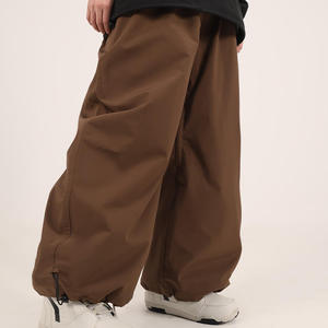 Pantalones de snowboard marrones, pantalones de esquí, ropa de esquí, pantalones holgados, ropa de esquí - Product Image 3