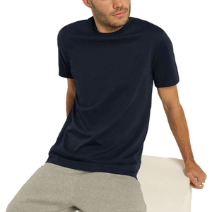 Camiseta de Hombre de Alta Calidad para Verano, 210 g/m², 100% Algodón, Cuello Redondo, Manga Corta, Transpirable, de Secado Rápido, al por Mayor, Personalizable - Product Image 4