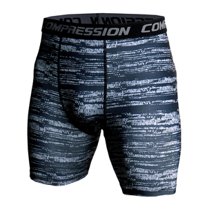 Shorts de boxe pour hommes, camouflage imprimé par transfert thermique, respirants, en polyester et coton, anti-humidité, ajustés, 140g, pour arts martiaux - Product Image 5