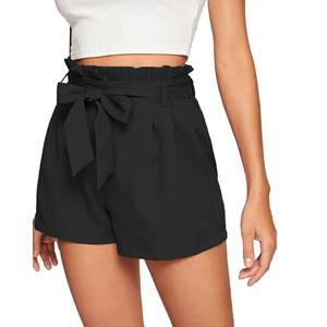 High Quality Women Shorts Summer Wear Women Shorts Cheap Price Outdoor Workout Washed Elastic Hip Hop Shorts - Product Image 2