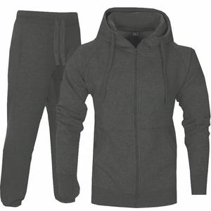 Conjunto Deportivo para Hombre BASE, de Alta Calidad, Transpirable, Talla Grande, Sudadera con Capucha de Felpa, Parte Superior e Inferior de Algodón/Poliéster, Pantalones Deportivos para Gimnasio, de Fábrica - Product Image 3