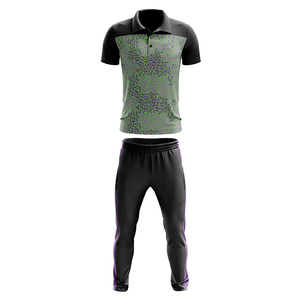 Conjunto de Uniforme de Cricket Personalizado de Manga Corta Estampado 100% Poliéster, Diseños Personalizados, Talla Personalizada, Jersey y Pantalones Unisex de Secado Rápido y Cómodos - Product Image 2