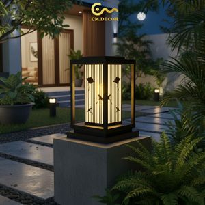 Garden lights Auto Cad Layout Detachable Viet Nam CM Decor Outdoor/Villa/Garden AC 220V( ± 10%) steel/inox LED Warm White - Product Image 3