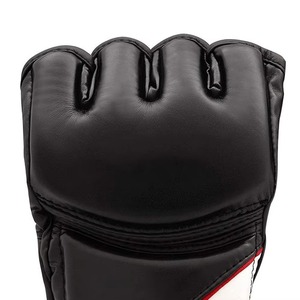 Direct Manufacturer's Premium Quality Customized High-End MMA Kickboxing PU Leather Gloves Laced Adjustable <b>Strap</b> Outdoor - Product Image 5