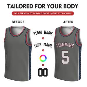 Maillots de basket personnalisés en sublimation, légers, respirants, en polyester, uniformes d'équipe pour hommes et jeunes. - Product Image 4