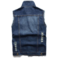 Gilet en jean respirant pour homme, qualité supérieure, pour l'hiver et les activités de plein air, en coton écologique, pour jeunes, nouvelle collection, tendance, directement de l'usine