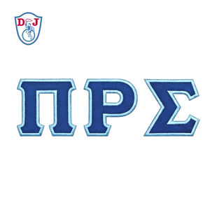 Patch brodé personnalisé thermocollant pour vêtements de fraternité et de sororité, appliques de lettres pour vêtements de sport universitaires - Product Image 4