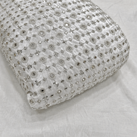 Tissu en Chiffon Tricoté Brodé de Perles, Dentelle Couture Mariage, Maille Textile – Vente en Gros pour Marques de Vêtements et Importateurs de Mode