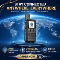 Radio POC 4G Jaringan PTT Global Jangkauan Jauh 10000km Walkie Talkie Portabel Radio Dua Arah Mendukung SIM GPS Digunakan untuk Berbagai Skenario