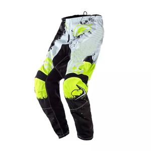 Conjunto de Jersey y Pantalones de Motocross Unisex de Talla Grande, Manga Larga, Negro, Blanco, Amarillo Neón, Impresión por Transferencia de Calor, Secado Rápido - Product Image 5