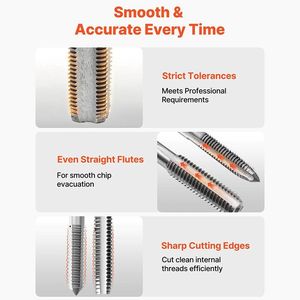 Set di Maschi e Filettiere Multiuso per Filettatura e Riformatura - Product Image 5