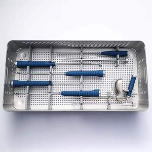 Juego de Instrumentos Profesionales Ortopédicos para Tornillos Óseos con Destornilladores de Mango en T, Medidor de Profundidad, Guía de Perforación y Bandeja de Esterilización - Product Image 2