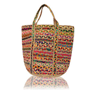 Bolso Tote de Yute Bohemio Ecológico Personalizado 2026 para Mujer, Bolso de Playa de Lona Multifuncional para Fiesta y Compras, Bolso Bandolera para Mujer - Product Image 2