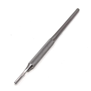 ผ่าตัดและทันตกรรมสแตนเลสที่กำหนดเองทำ Scalpel จับสำหรับขาย/โลโก้ที่กำหนดเองนำกลับมาใช้ใหม่ Scalpel ทันตกรรม - Product Image 2