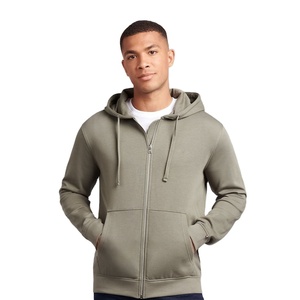 Sweat-shirt à capuche zippé pour homme, coton French Terry 460 GSM, streetwear décontracté, fabrication OEM, marque privée - Product Image 1