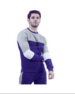 Ensemble de vêtements de sport d'hiver décontractés pour hommes personnalisés par OEM joggeurs à capuche respirants vêtements de sport grande taille 2 pièces décontracté écologique solide - Product Image 3
