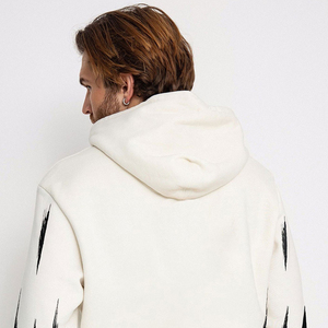 Sweat à capuche thermique en coton uni pour homme Ghost Band, streetwear, vêtements décontractés d'hiver - Product Image 5
