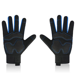 Guantes de Seguridad Duraderos con Palma Acolchada de Cuero para Manejo de Materiales en Almacenes y Reparación Automotriz, Diseño Casual - Product Image 6