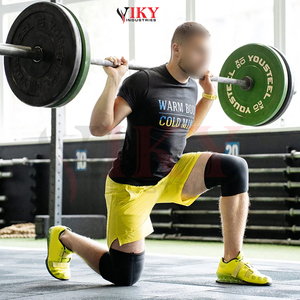 Genouillères de boxe en néoprène personnalisées en gros – Équipement de protection robuste pour le soutien des genoux en MMA, arts martiaux et kickboxing - Product Image 4