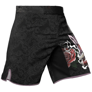 Shorts de combat MMA personnalisés imprimés par sublimation pour hommes, avec poches, extensibles, séchage rapide, qualité supérieure, coupe classique, vêtements d'entraînement, vente en gros - Product Image 4