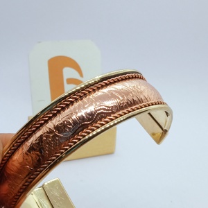 99% <b>Copper</b> Bracelet Cuff Womens Fashion Daily Wear & Gifting item for women <b>Copper</b> cuff bracelet for women - Product Image 2