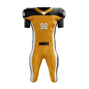 Personalized American Football Team Jerseys and Performance Pants Custom Manufacturer Sublimated American Football Uniform <b>Set</b> - Product Image 2