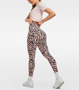 Leggings Deportivos Transpirables Antibacterianos de Cintura Alta con Sublimación Personalizada para Mujer, Tallas Grandes, Venta al Por Mayor - Product Image 2
