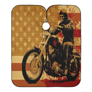 Cape de Coiffeur Professionnelle Imperméable en Polyester pour Salon, avec Fermeture de Cou Ajustable et Personnalisable par Sublimation - Product Image 1