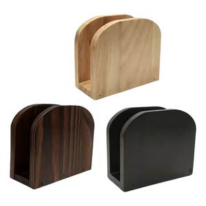 Stylish wooden napkin holder <b>for</b> dining table <b>kitchen</b> <b>decor</b> organizer modern durable elegant home accessory <b>item</b> - Product Image 2