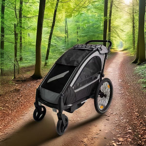 Vélo à remorque en alliage d'aluminium pour enfants avec suspension indépendante et capacité de charge de 35 kg pour des aventures actives - Product Image 2