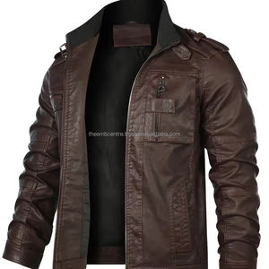 Chaquetas de cuero a la moda para hombre al mejor precio, nueva llegada, ropa para hombre, chaquetas de cuero a la mejor venta, ropa informal para invierno - Product Image 1