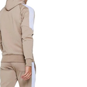 Fabricants de vêtements sur mesure, ensemble de jogging en coton personnalisé, survêtement en molleton uni pour homme, ensemble de survêtement pour homme - Product Image 4