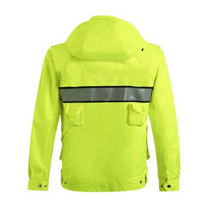Chaqueta Impermeable Reflectante para Hombre, con Logotipo Personalizado, Lisa en la Parte Delantera, para Entregas, Deportes Tácticos, Senderismo, Trabajo, Softshell - Product Image 3