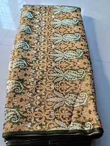 Foliage Pattern Brocade Fabric Polyester Woven Jacquard Upholstery Textile Metallic Finish 58/60 Inch Width - Product Image 3