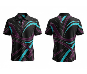 Premium Custom Logo Sublimation Polo Shirt Factory Direct Manufacturer Supplier Durable Stitching for Men Women Youth Quick-Dry - Product Image 2