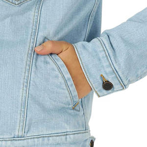 Custom Women <b>Denim</b> <b>Jacket</b> Premium Cotton Blend Stylish Streetwear Durable Casual Fashion Outerwear For All Seasons - Product Image 4