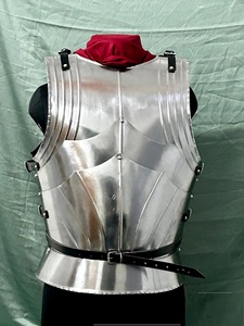 Armadura Antigua, Pechera de Caballero, Nueva, Acero 20GA, Conjunto de Chaqueta Templaria Medieval para la Parte Superior del Cuerpo, con Grabado y Estampado para Cosplay - Product Image 1