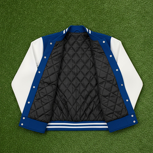 Premium <b>Men's</b> Letterman Varsity <b>Jacket</b> Custom Wool Leather Sleeve <b>Baseball</b> College <b>Jacket</b> OEM ODM Private Label Supplier - Product Image 4