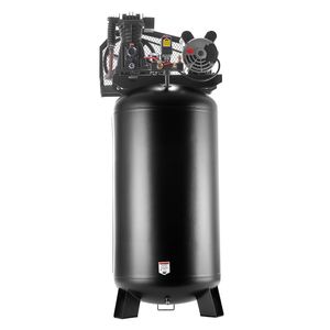 Compresseurs d'air robustes 3,7 HP 8 SCFM 90 PSI, réservoir de compresseur lubrifié à l'huile de 60 gallons, pression maximale de 155 PSI, capacité du réservoir de 300 L - Product Image 1