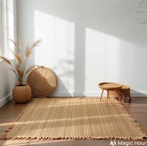 Tapis décoratif artisanal de qualité supérieure pour intérieurs modernes, prix de gros auprès du fabricant - Product Image 1